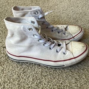 White Converse High Tops!